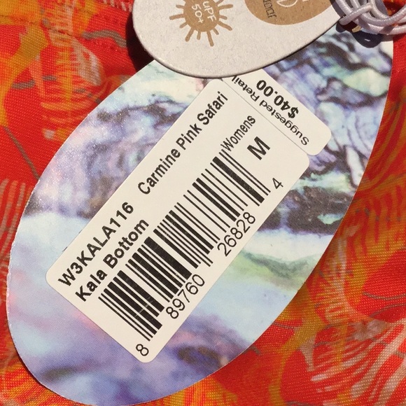 NWT PRANA CARMINE PINK SAFARI KALA BOTTOM - Picture 3 of 3